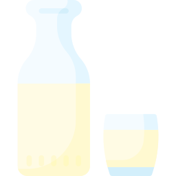 Milk bottle icon