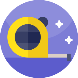 Measuring tape icon