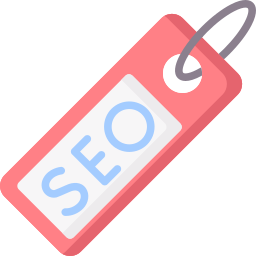 etiqueta seo icono