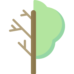 Deciduous tree icon