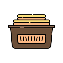 Laundry basket icon