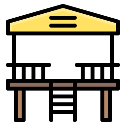 pabellón icono