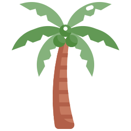 Coconut tree icon