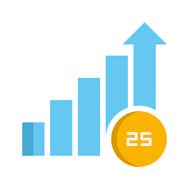 croissance Icône