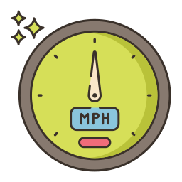 Miles per hour icon