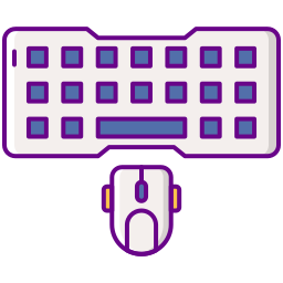 Keyboard and mouse icon