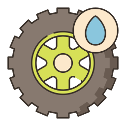 ruedas de neumáticos icono