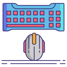 teclado y ratón icono