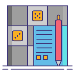 Pen and paper icon