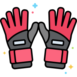 Hand gloves icon