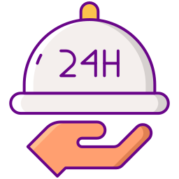 24 시간 영업 icon