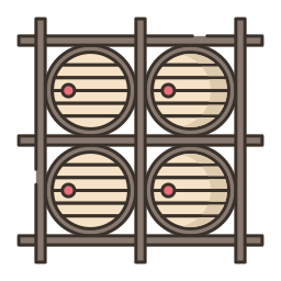 Wine storage icon