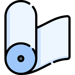 rollo de papel icono