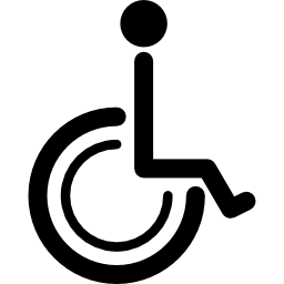 Handicapped sign icon