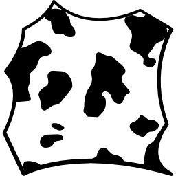 Cow stained skin icon