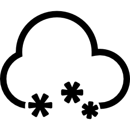 Снежное облако иконка