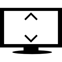 wysokość monitora ikona