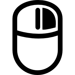 botón derecho del mouse icono