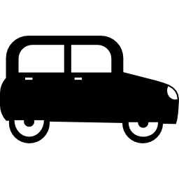 Car compact side view icon