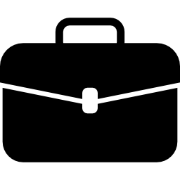 walizka z białymi detalami ikona