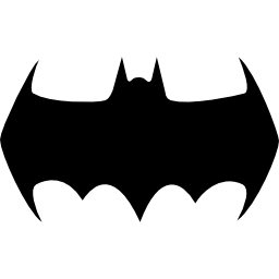 variante de silueta de batman icono