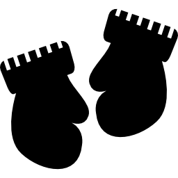 Baby mittens variant icon