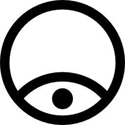 okrągły wariant z kropką ikona