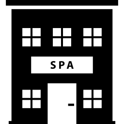 bâtiment du spa Icône