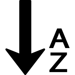 Alphabetical order ikona