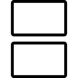 couple de rectangles Icône