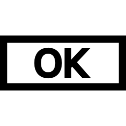 Ok button icon