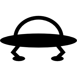 UFO silhouette icon