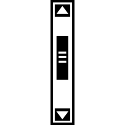 barra de desplazamiento icono
