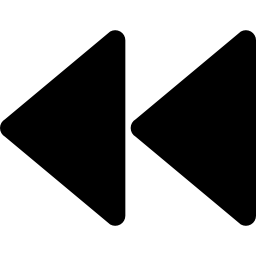 symbol przewijania do tyłu ikona