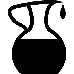 agua dentro de la jarra icono