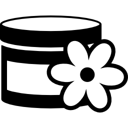 spa ointment with flower icon