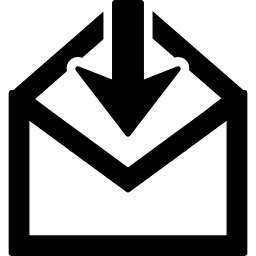 símbolo de correo icono