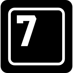 Key number 7 icon