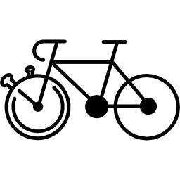 variante de contorno de mountain bike Ícone