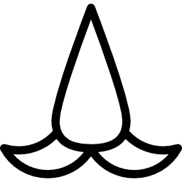 Nose pointed variant with mustache icon