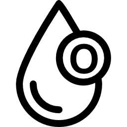 símbolo de gota de sangue Ícone