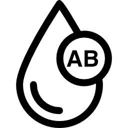 혈액형 ab icon