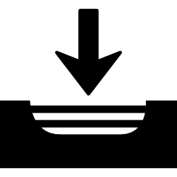 símbolo da caixa de entrada Ícone
