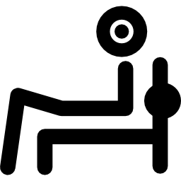 Gymnast using gym equipment icon