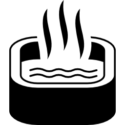 Bath of immersion icon