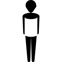 humain avec une serviette enroulée autour du corps Icône