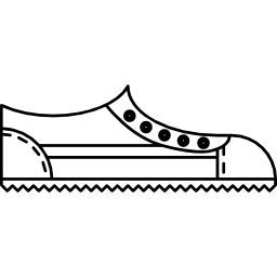 Shoe for sports icon