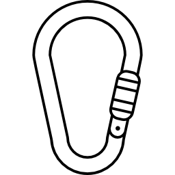 Metal outline lock icon