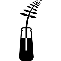 plante de fougère sur vase Icône