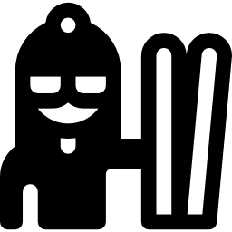 Лыжник иконка